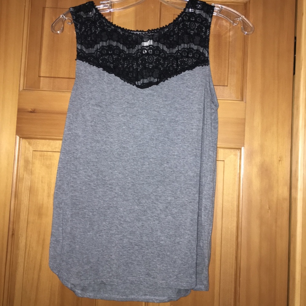 Black lace top